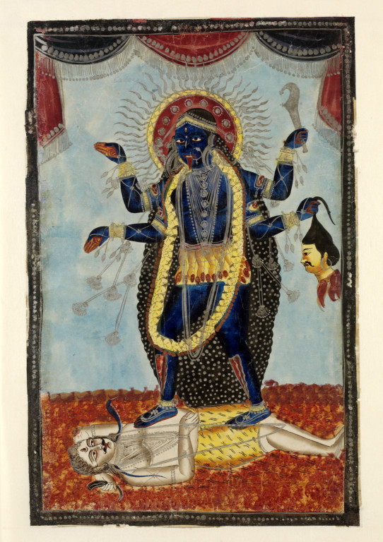 Kali and Shiva (Painting) | V&A Search the Collections