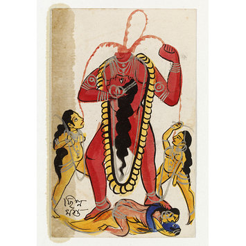 Painting - Devi as Chhinnamastaka Painting - Devi as Chhinnamastaka