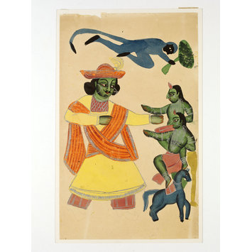 Painting - Rama, Kusha and Lava Painting - Rama, Kusha and Lava