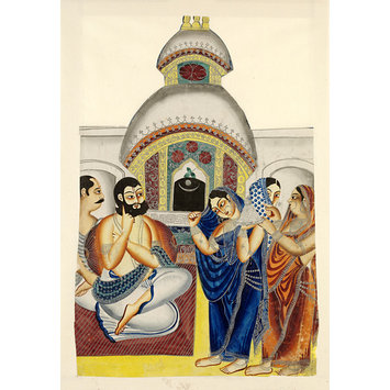 Painting - Elokeshi and the Mahant Painting - Elokeshi and the Mahant