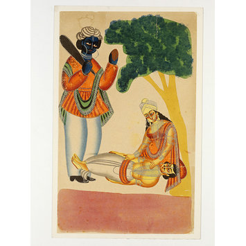 Painting - Savitri and Yama Painting - Savitri and Yama