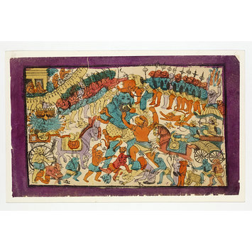Print - Rama and Ravana Print - Rama and Ravana