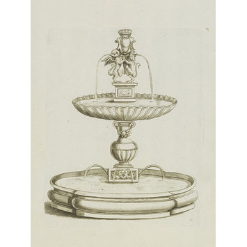 Print - Fontaines et iets d'eau, dessinés d’après les plus beaux lieux d’ Italie par Fr. Fanelli Florentin sculpteur du Roi d' Angletere Print - Fontaines et iets d'eau, dessinés d’après les plus beaux lieux d’ Italie par Fr. Fanelli Florentin sculpteur du Roi d' Angletere