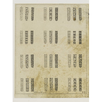 Print - A New book of ornaments, leave, frieze-works, masks, Cyphes etc. Print - A New book of ornaments, leave, frieze-works, masks, Cyphes etc.