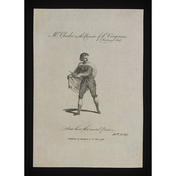Print - Mr Clarke in the character of Virginius Print - Mr Clarke in the character of Virginius