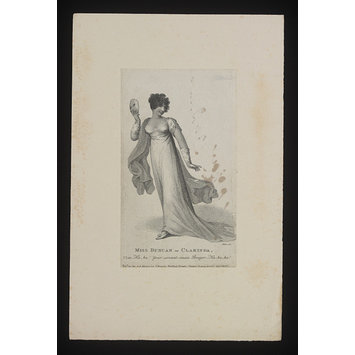 Print - Miss Duncan as Clarinda Print - Miss Duncan as Clarinda