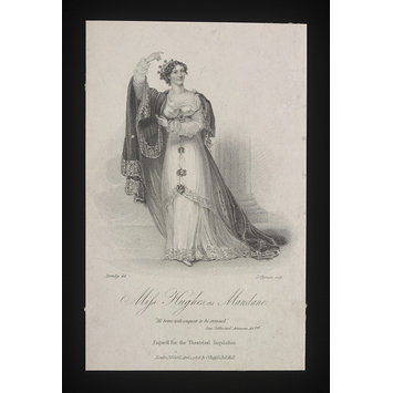 Print - Miss Hughes as Mandane Print - Miss Hughes as Mandane
