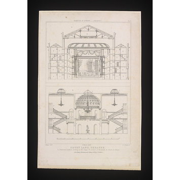 Print - Drury Lane Theatre. Print - Drury Lane Theatre.