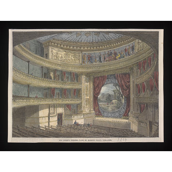 Print - The Queen's Theatre (Late St. Martin's Hall) Print - The Queen's Theatre (Late St. Martin's Hall)