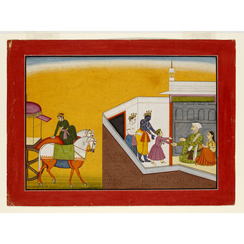Painting - Krishna and Balarama Painting - Krishna and Balarama