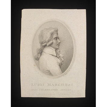 Print - Luigi Marchesi/The Celebrated Singer Print - Luigi Marchesi/The Celebrated Singer