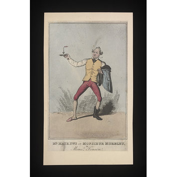 Print - Mr Mathews as Monsieur Morbleu,/in/Monsr.Tonson Print - Mr Mathews as Monsieur Morbleu,/in/Monsr.Tonson