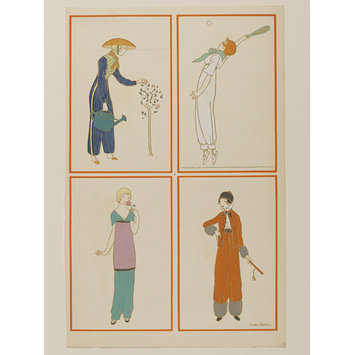 Fashion plate - Les choses de Paul Poiret vues par Georges Lepape Fashion plate - Les choses de Paul Poiret vues par Georges Lepape