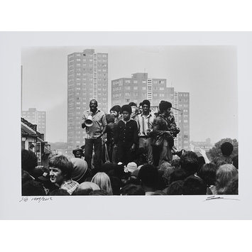 Photograph - Darcus Howe, Anti-National Front Demonstration, Lewisham Photograph - Darcus Howe, Anti-National Front Demonstration, Lewisham