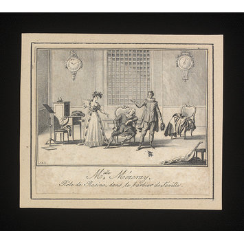 Print - Mlle Mézeray, rôle de Rosine, dans le barbier de Séville Print - Mlle Mézeray, rôle de Rosine, dans le barbier de Séville