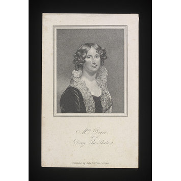 Print - Mrs Orger of Drury Lane Theatre Print - Mrs Orger of Drury Lane Theatre