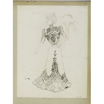 Fashion design - Hiver 1897 Fashion design - Hiver 1897