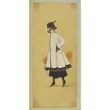 Fashion design - Hiver 1915-16 Fashion design - Hiver 1915-16