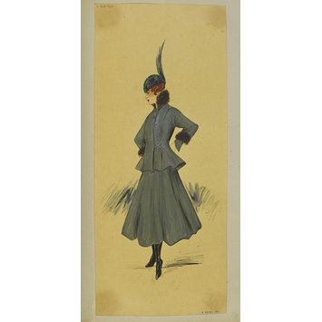 Fashion design - Hiver 1915-16 Fashion design - Hiver 1915-16