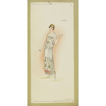 Fashion design - Hiver, 1923-24 Fashion design - Hiver, 1923-24