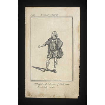Print - Mr Yates in the character of Malvolio Print - Mr Yates in the character of Malvolio