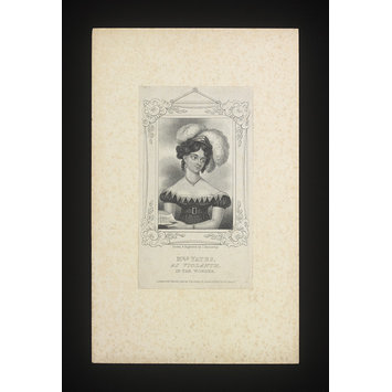 Print - Mrs Yates as Violante, In The Wonder Print - Mrs Yates as Violante, In The Wonder