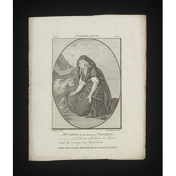 Print - Mrs Yates in the character of Volumnia Print - Mrs Yates in the character of Volumnia