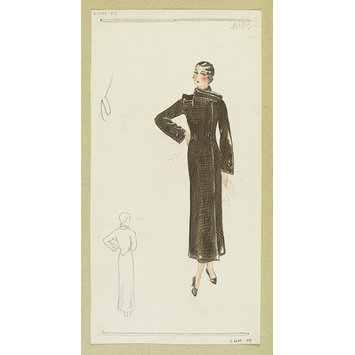 Fashion design - Hiver 1934-35 Fashion design - Hiver 1934-35