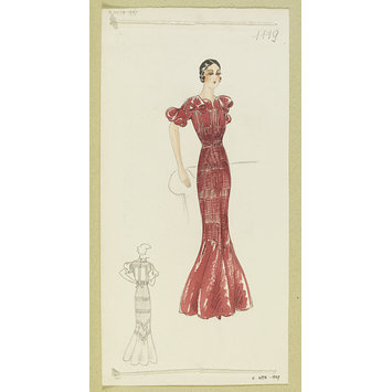 Fashion design - Hiver 1934-35 Fashion design - Hiver 1934-35