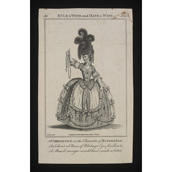 Print - Mrs. Abington in the character of Estleania Print - Mrs. Abington in the character of Estleania