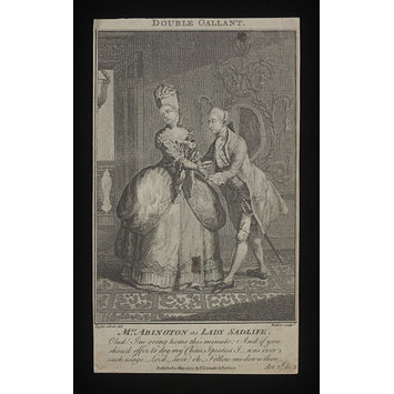 Print - Mrs. Abington in the character of Lady Sadlife Print - Mrs. Abington in the character of Lady Sadlife