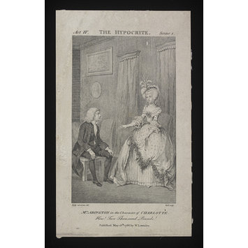 Print - Mrs. Abington as Charlotte Print - Mrs. Abington as Charlotte