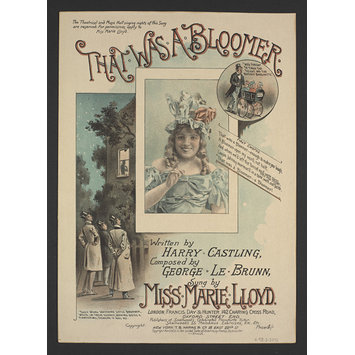 Sheet music - That Was A Bloomer Sheet music - That Was A Bloomer