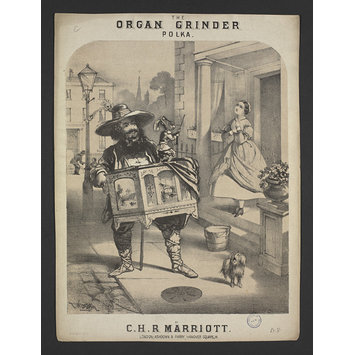 Print - The Organ Grinder Polka Print - The Organ Grinder Polka
