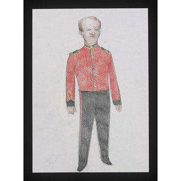 Costume design - Red jacketed soldier Costume design - Red jacketed soldier