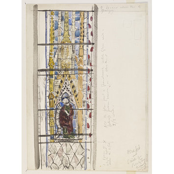 Record drawing of stained glass Record drawing of stained glass