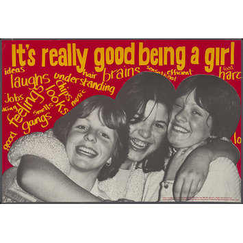Poster - It's really good being a girl Poster - It's really good being a girl