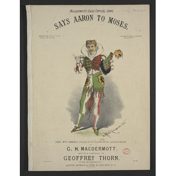 Sheet music - Says Aaron To Moses Sheet music - Says Aaron To Moses