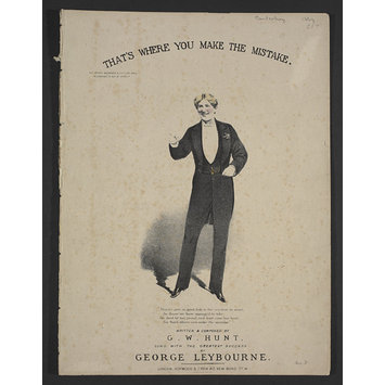 Sheet music - That's where you made the mistake Sheet music - That's where you made the mistake