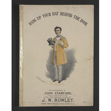 Sheet music - Hang Up Your Hat Behind The Door Sheet music - Hang Up Your Hat Behind The Door