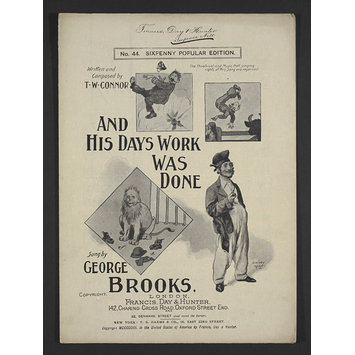 Sheet Music - And His Days Work Was Done Sheet Music - And His Days Work Was Done