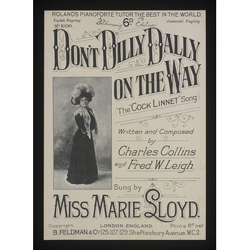 Sheet Music - Don't Dilly Dally On the Way Sheet Music - Don't Dilly Dally On the Way