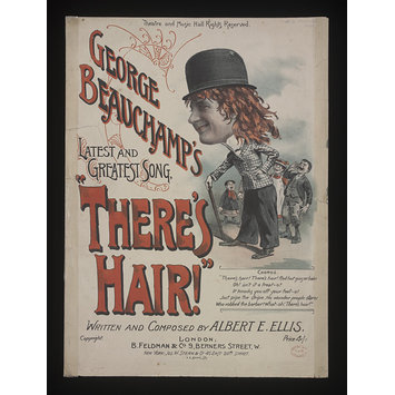 Sheet Music - George Beauchamp's Latest and Greatest Song, "There's Hair!" Sheet Music - George Beauchamp's Latest and Greatest Song, "There's Hair!"