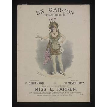 Sheet Music - En Garçon or The Bachelors Ballad Sheet Music - En Garçon or The Bachelors Ballad