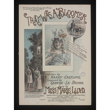 Sheet music - That Was A Bloomer Sheet music - That Was A Bloomer