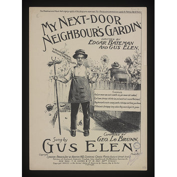 Sheet music - My Neighbours Next Door Garden Sheet music - My Neighbours Next Door Garden