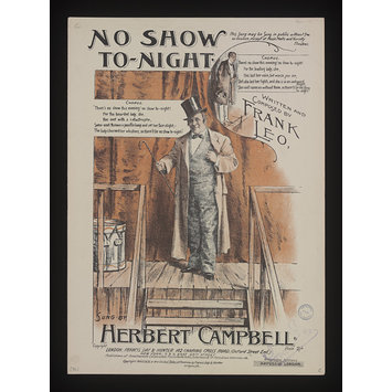 Sheet music - No Show Tonight Sheet music - No Show Tonight