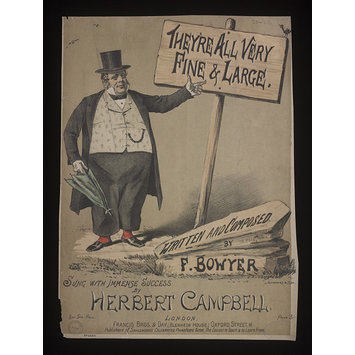 Sheet music - They're All Very Fine & Large Sheet music - They're All Very Fine & Large