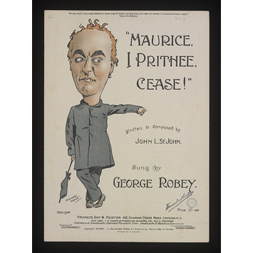 Sheet music - Maurice. I Prithee Cease! Sheet music - Maurice. I Prithee Cease!