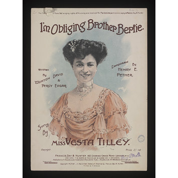 Sheet music - I'm Obliging Brother Bertie Sheet music - I'm Obliging Brother Bertie
